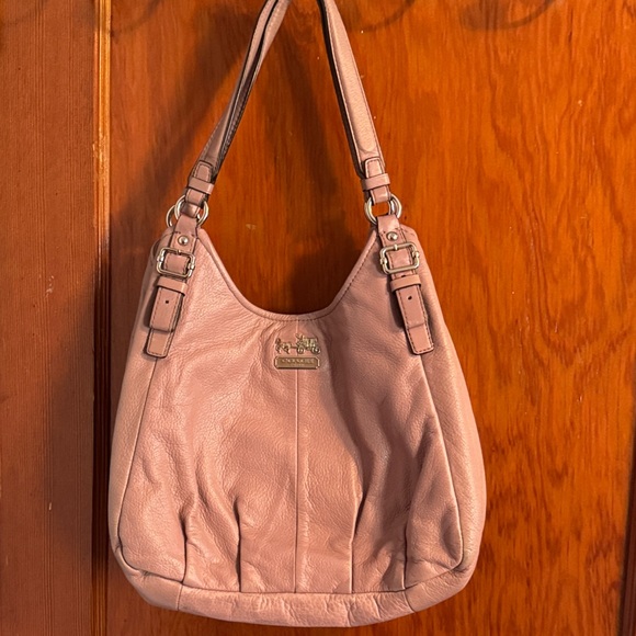 Coach Blush Leather Shoulder Bag - Picture 1 of 10